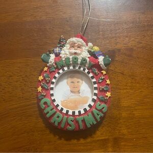 Santa Picture Ornament